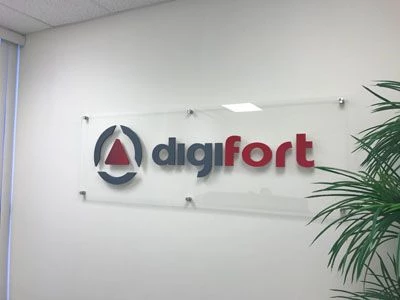 Acrylic signage for Digifort